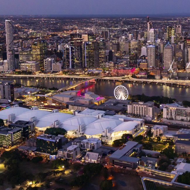 BCEC & City aerial